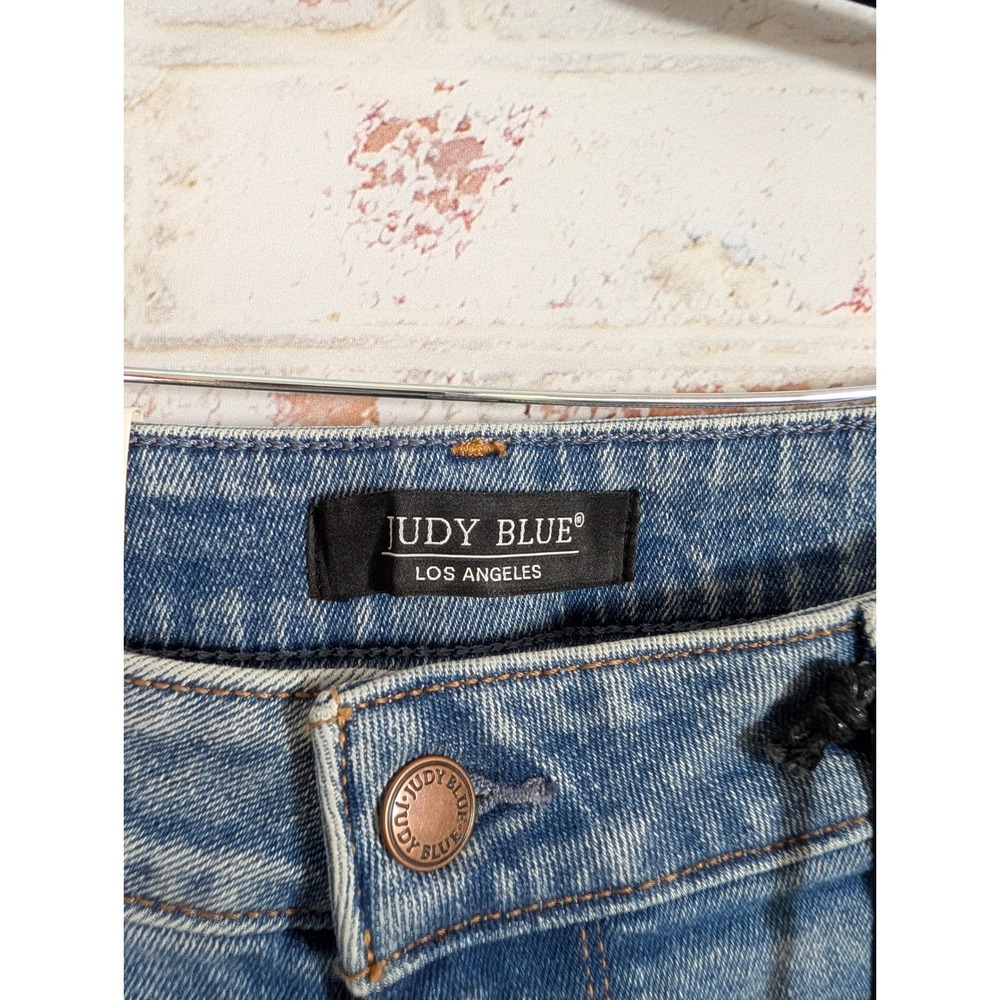 Judy Blue Vintage Straight Jeans Women 16W Blue High Waist NWT - Picture 6 of 9